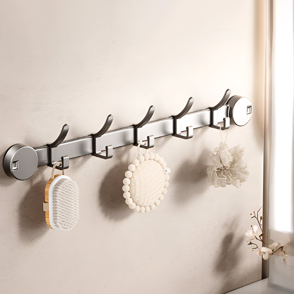 吸盤壁掛衣架|免釘安裝.浴廚收納更靈活