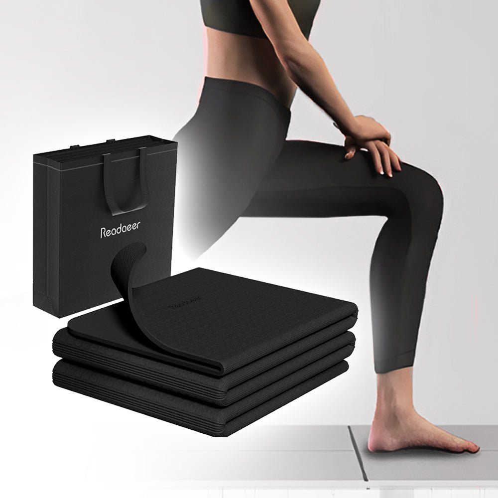 折疊瑜珈墊|183cm舒展長度・居家收納方便・止滑柔感表層