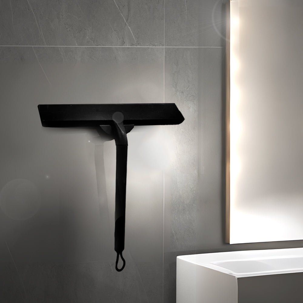 玻璃刮刀 矽膠刮水器|無痕黏貼・浴室玻璃乾爽・居家清潔必備