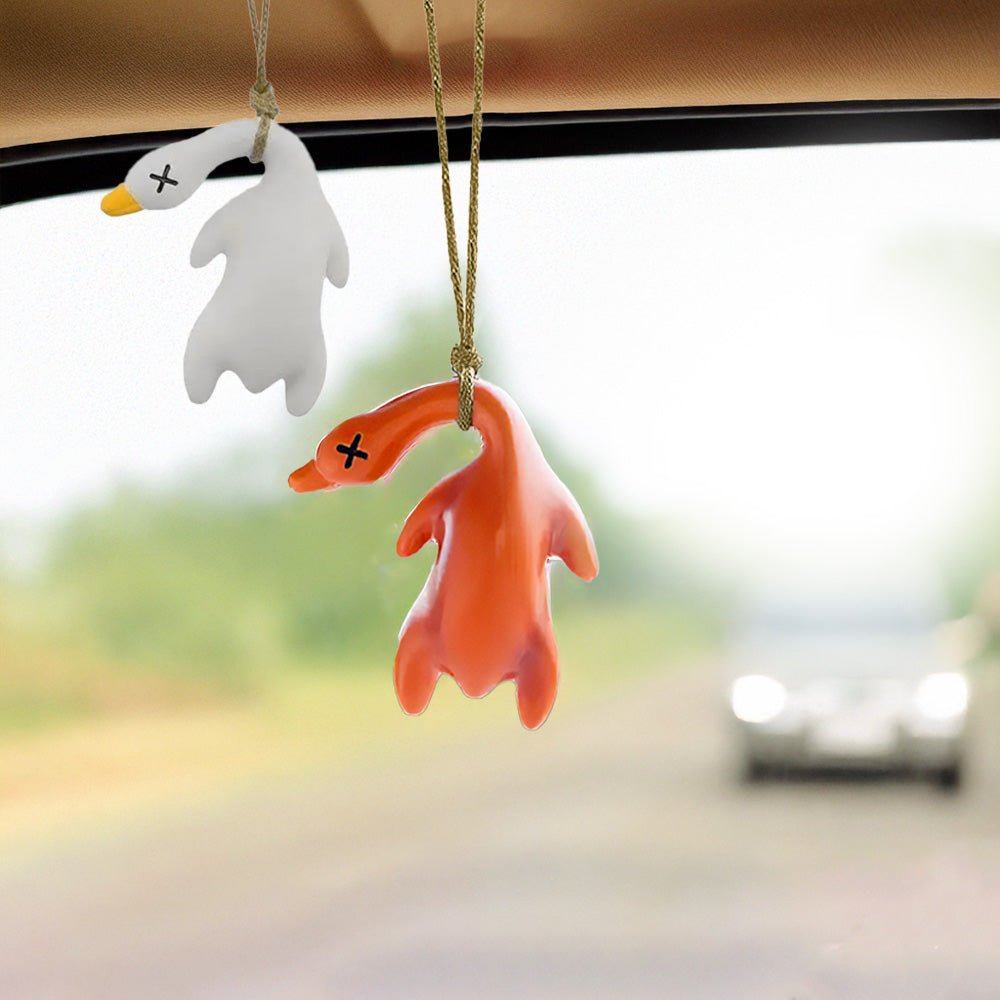 曬一曬就熟的烤鴨|變色吊飾・非PVC材質・掛著掛著會笑出來