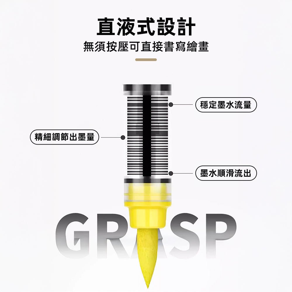 直液式丙烯馬克筆 48 色|透明筆桿・速乾不掉色・DIY 手繪專用 |上手家居