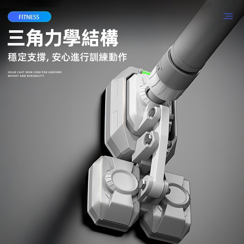 三角板室內單槓 96–145cm|免打孔設計,居家健身新選擇