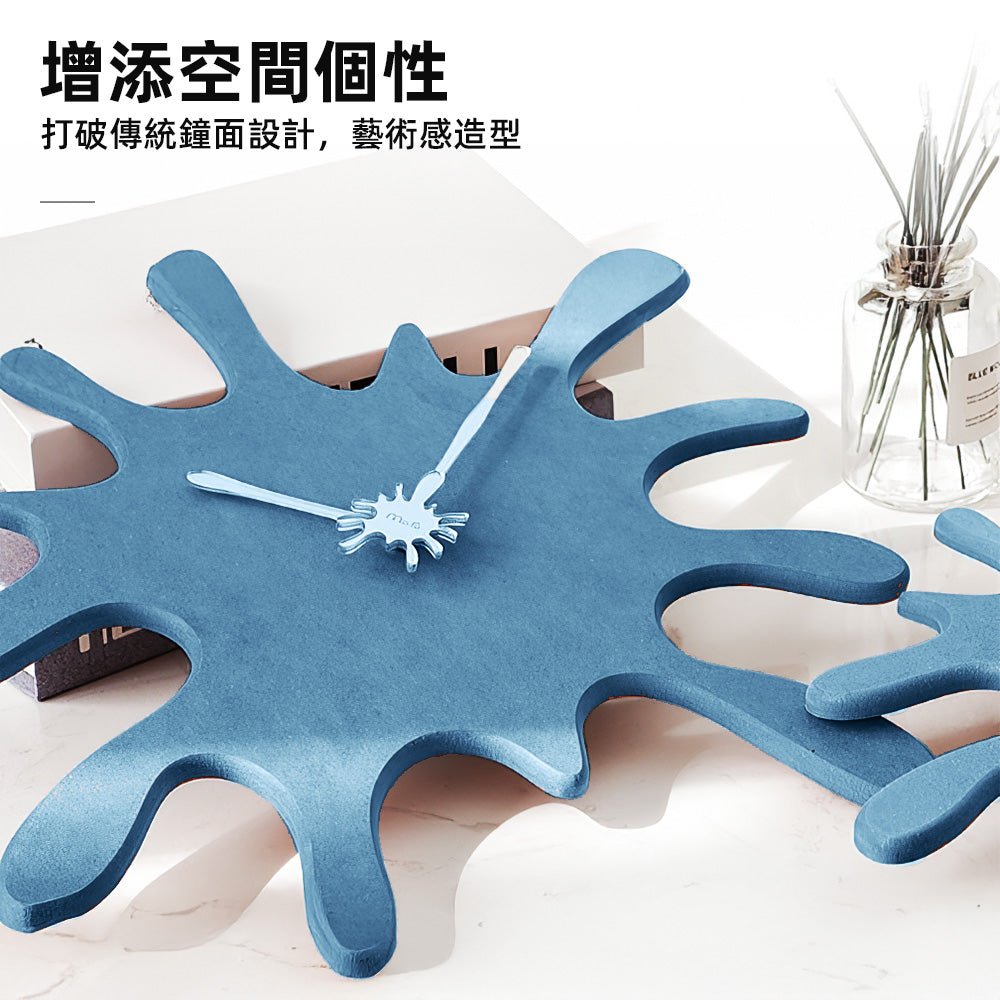 波洛克造型掛鐘|自由潑灑設計,讓時間變得有趣 |上手家居