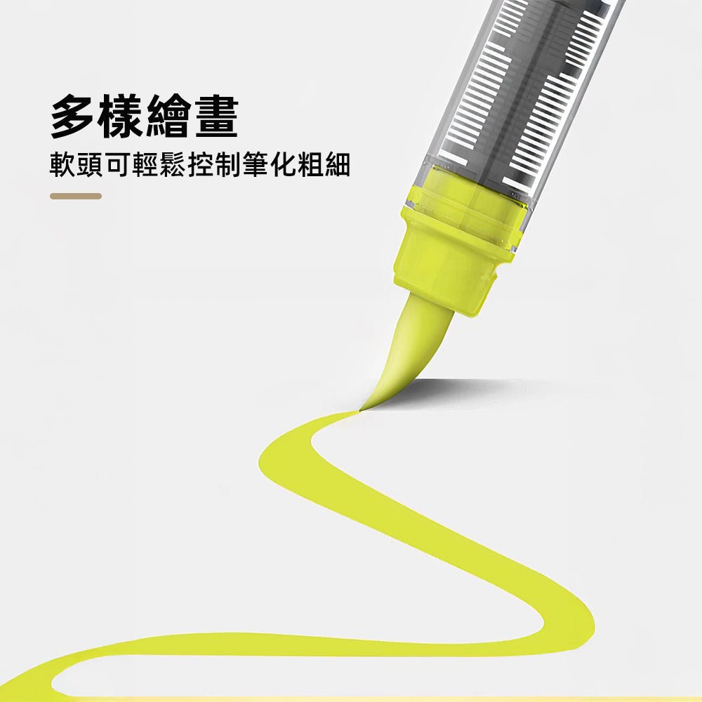 直液式丙烯馬克筆 48 色|透明筆桿・速乾不掉色・DIY 手繪專用 |上手家居