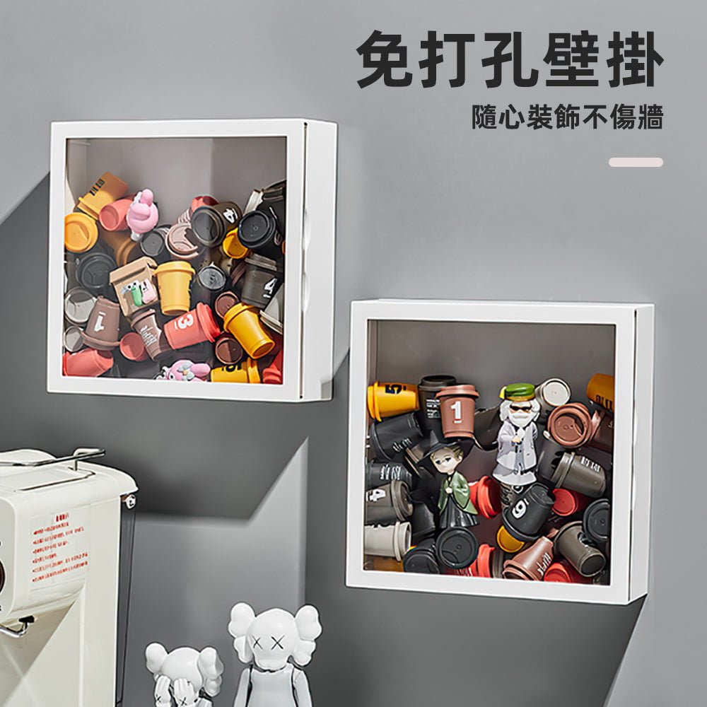 壁掛立體相框|深度展示框・無痕壁掛・透明視窗收納盒