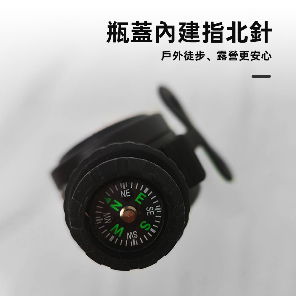 矽膠戰術水壺|摺疊可壓縮,露營登山攜帶超方便