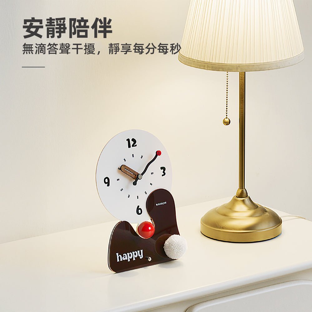 童趣靜音座鐘|陪你安靜度過每分每秒的小可愛 |上手家居