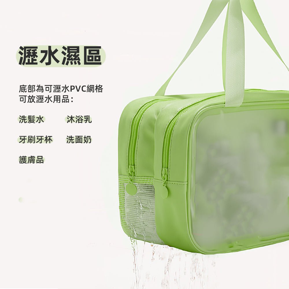 萌趣防水旅行包|乾濕分層設計,出門收納一包搞定