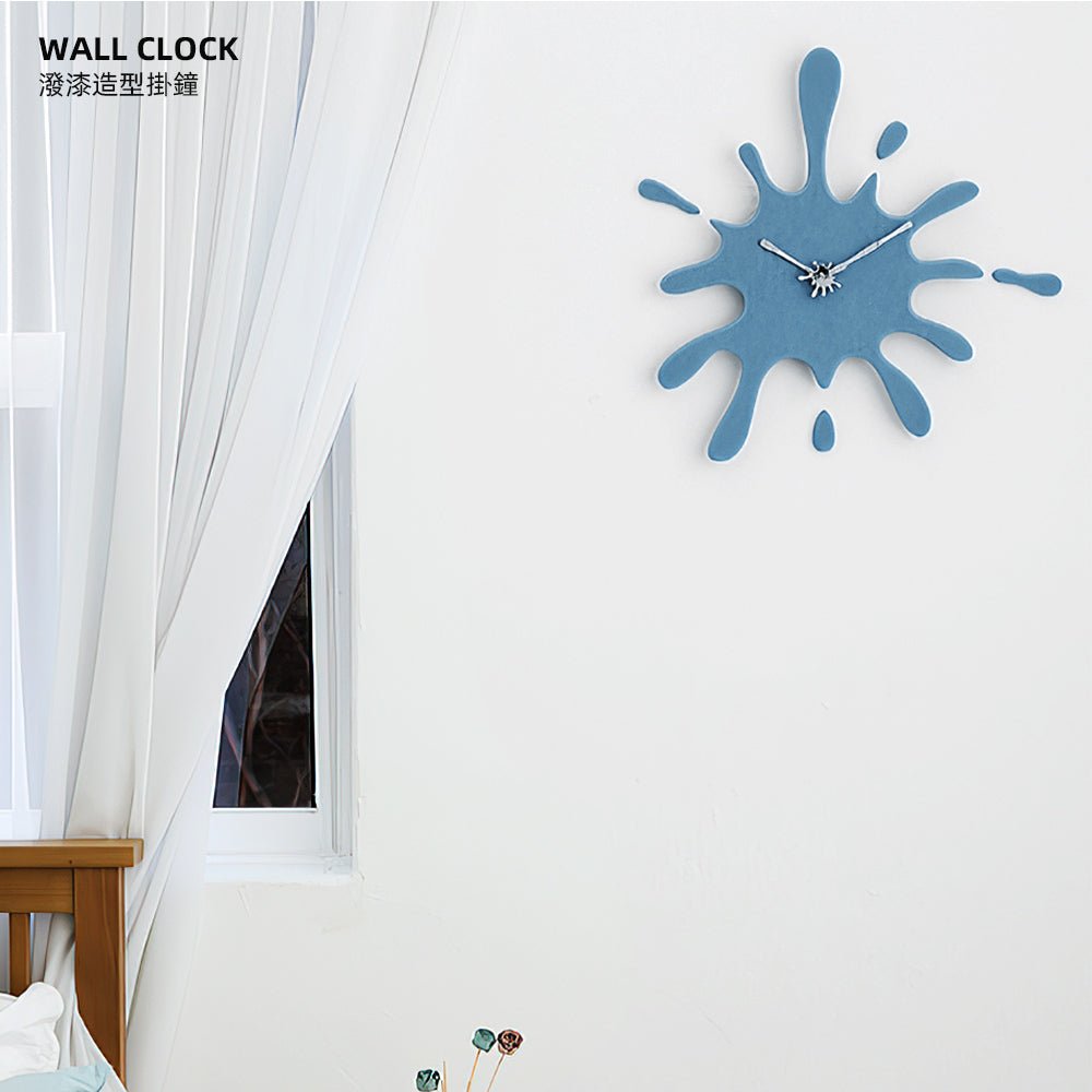 波洛克造型掛鐘|自由潑灑設計,讓時間變得有趣 |上手家居