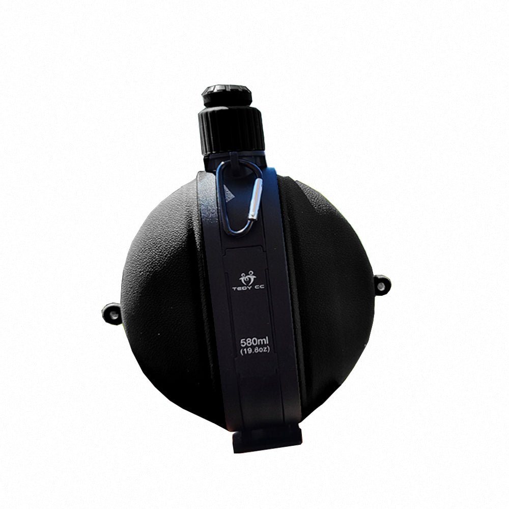 矽膠戰術水壺|摺疊可壓縮,露營登山攜帶超方便