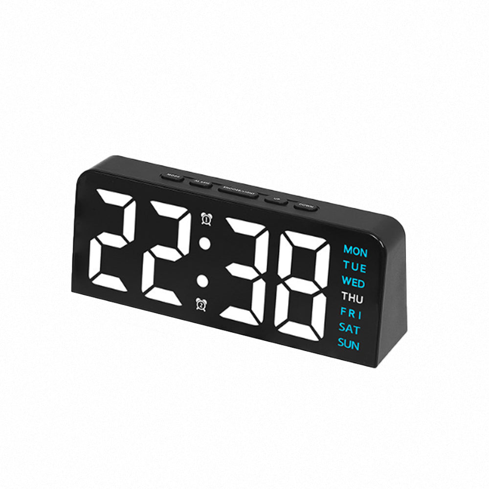 大數字LED時鐘|超大數字・雙供電模式・氛圍燈助眠 |上手家居
