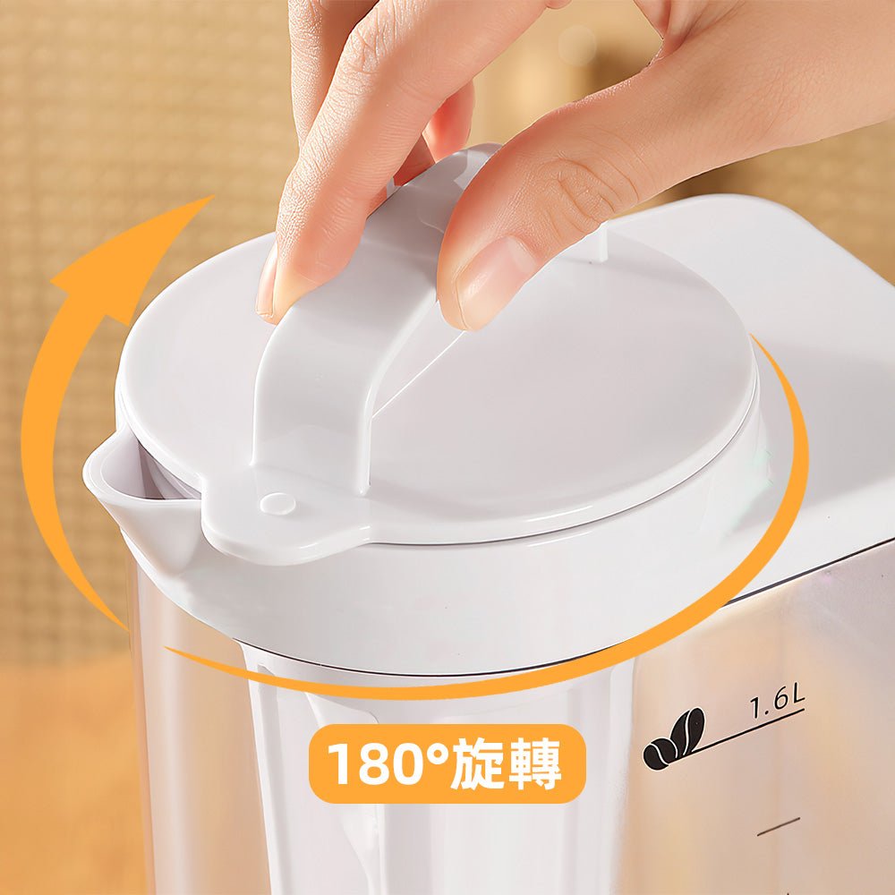 冷萃過濾冷水壺 2.2L|可冷泡熱泡雙用・細密濾網不卡茶渣・旋轉式倒水免開蓋