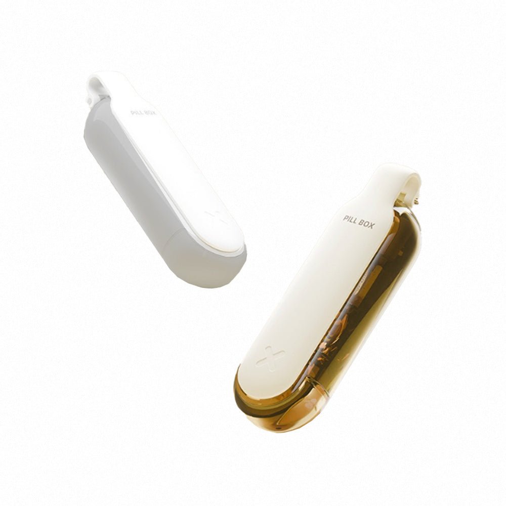 取藥器分格藥盒|2入組設計・按壓不接觸・隨身好攜帶