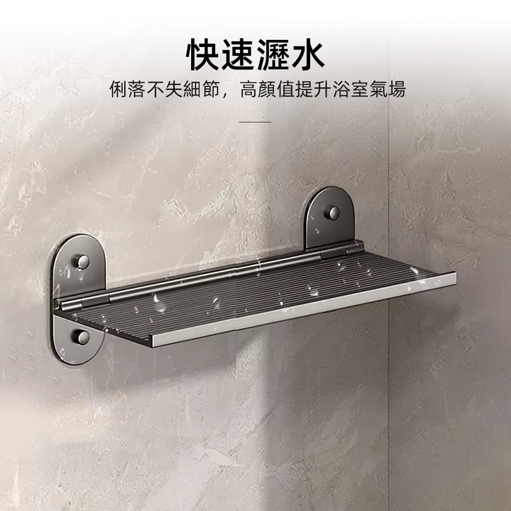 鏡前免鑽收納架|洗手台瓶瓶罐罐終於整齊了