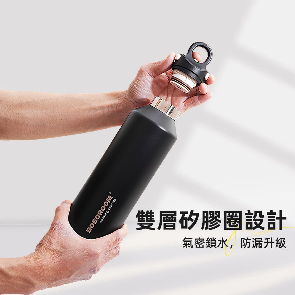 316不鏽鋼秒開保溫瓶|防漏防誤觸設計・1L大容量隨行好帶