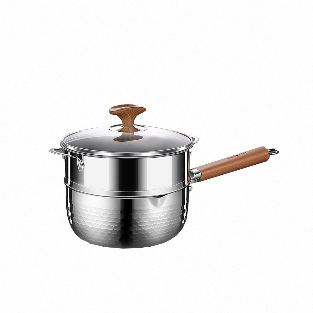 316雪平鍋蒸籠組|煮麵倒湯一鍋搞定