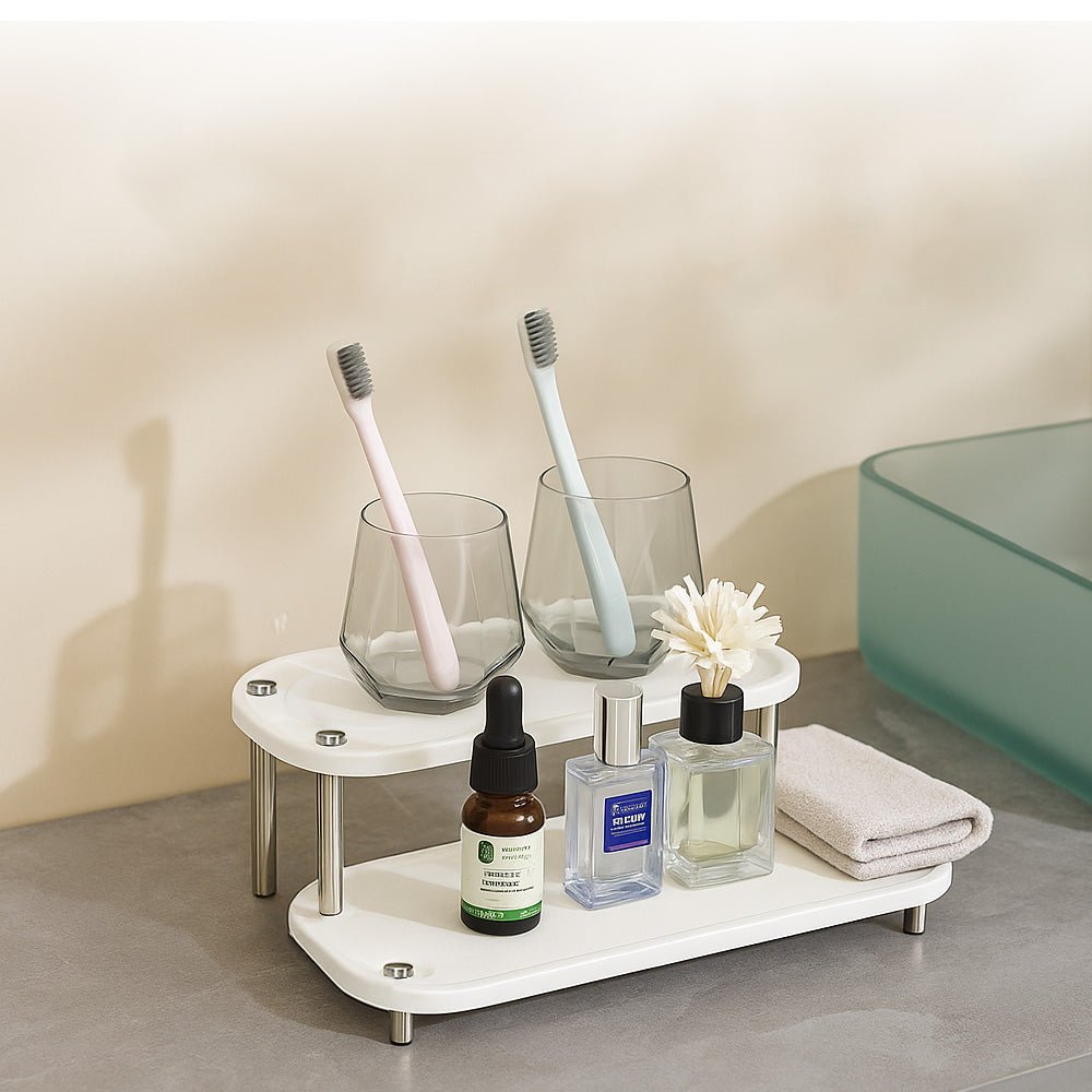 雙層珪藻土吸水架|洗手台不再濕答答