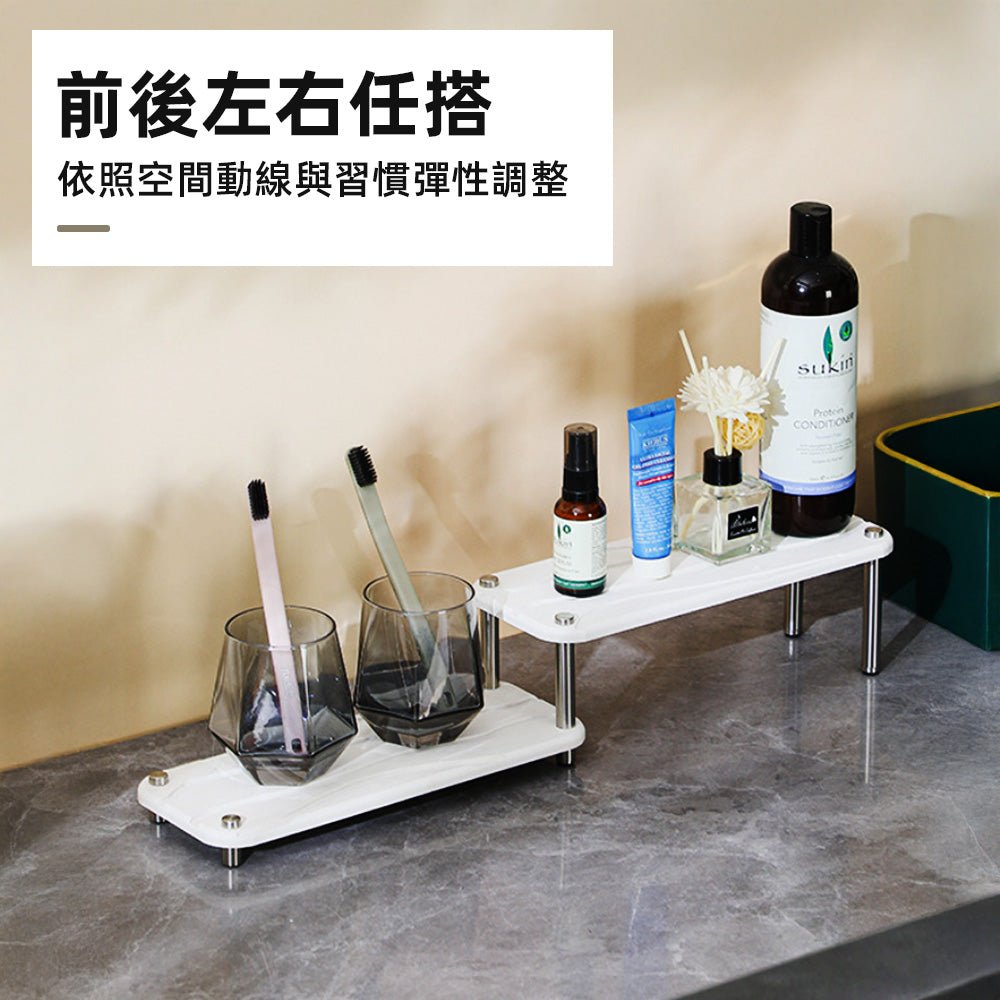 雙層珪藻土吸水架|洗手台不再濕答答