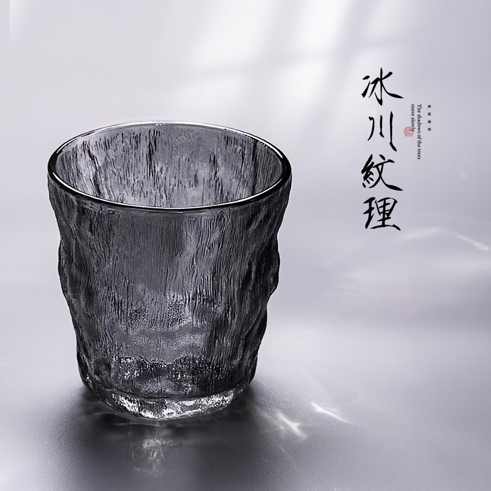 冰川紋玻璃杯|270ml/330ml 可選・厚實杯底不易破・冷熱通用多色百搭