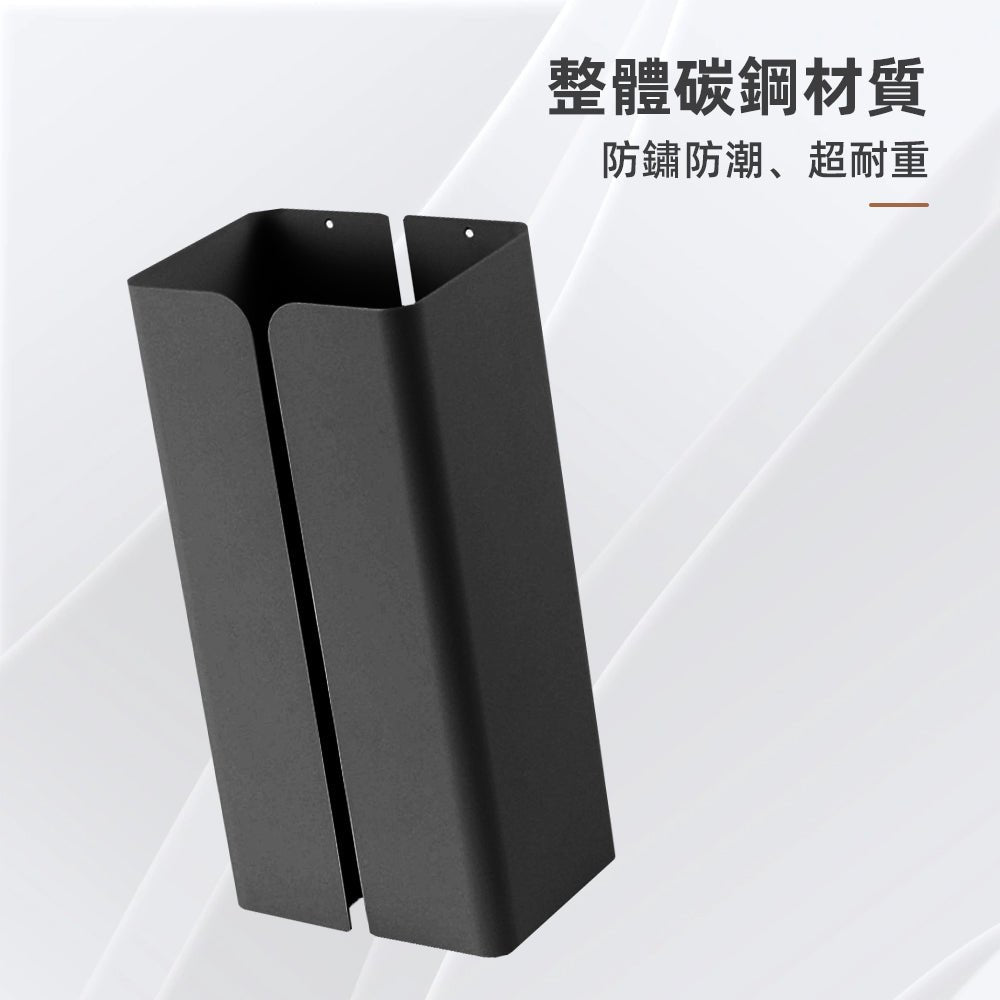 金屬磁吸面紙盒|免釘安裝・強力承重10KG・橫豎皆可抽取順暢