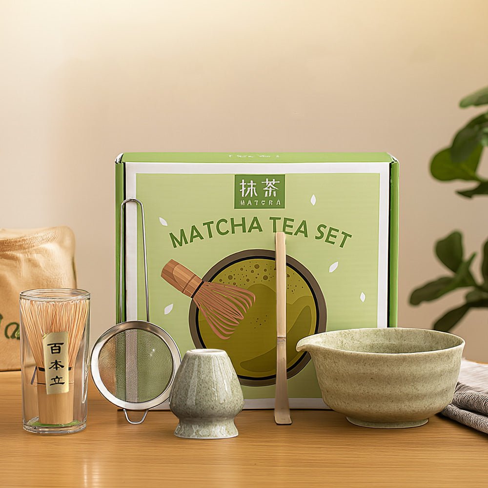 抹茶五件套茶具|在家沖出日式茶席的細緻香醇