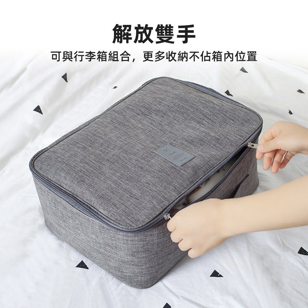 登機旅行袋|套桿解放雙手・衣物分類更整齊