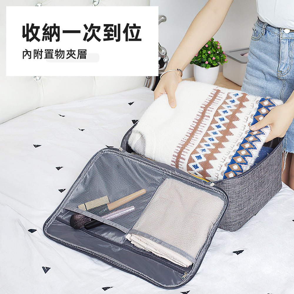 登機旅行袋|套桿解放雙手・衣物分類更整齊
