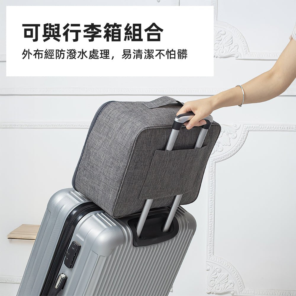 登機旅行袋|套桿解放雙手・衣物分類更整齊
