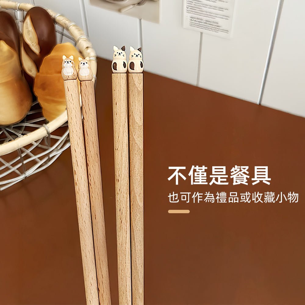 小動物木筷子|療癒萌寵陪伴・讓日常餐桌多一點趣味