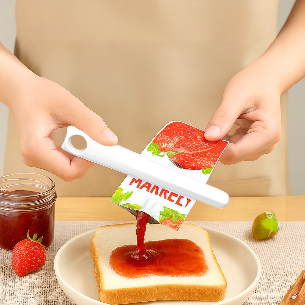 廚房用品省力擠壓器|防滑設計・磁吸懸掛・零浪費推擠神器