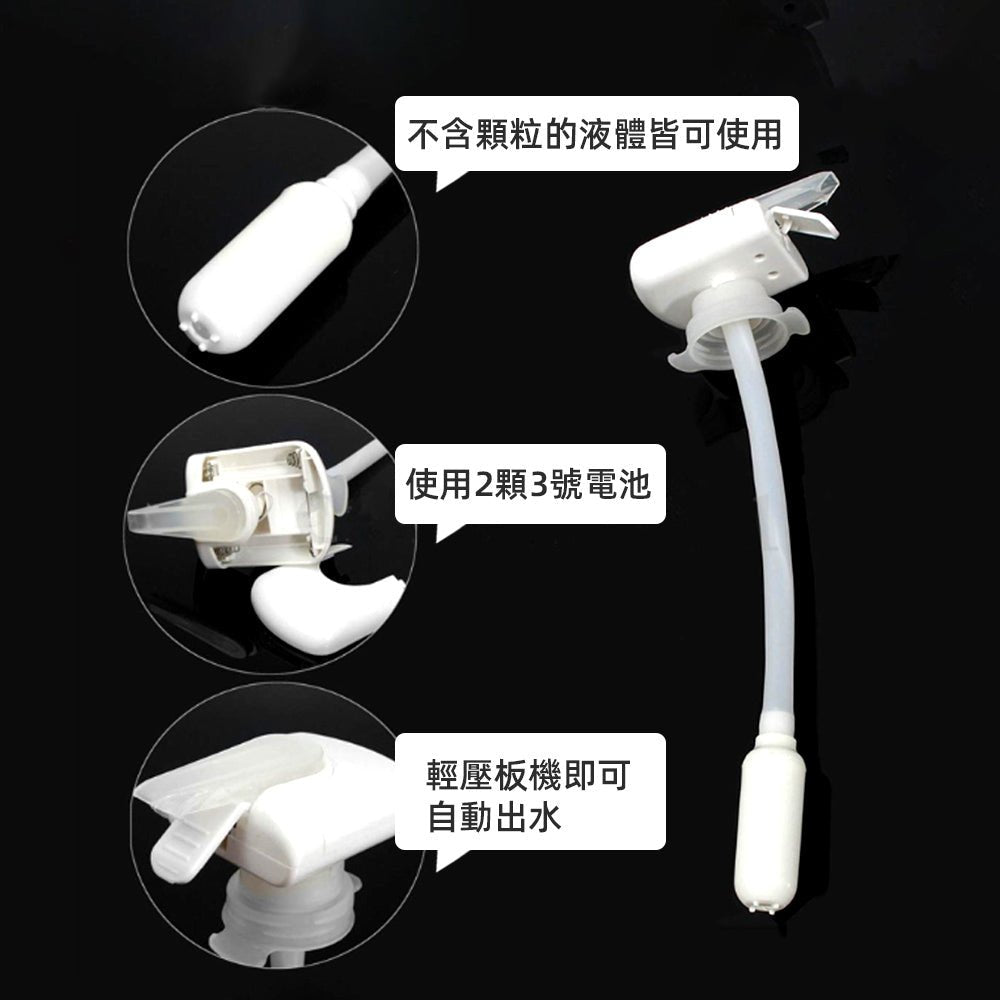 飲料自動吸管 2入組|免手倒設計・輕壓即出・早餐倒奶更方便