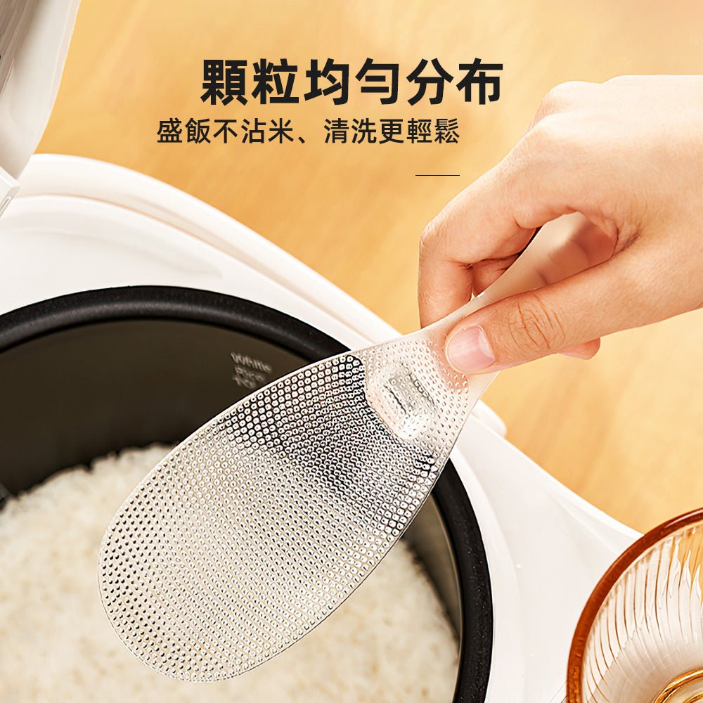 立式不沾飯匙|食品級安全耐高溫・可直立放置・防沾米粒設計