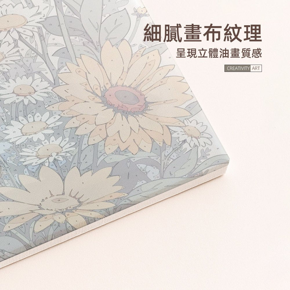 DIY數字油畫|把專注與放鬆一起留在畫布上的療癒時光