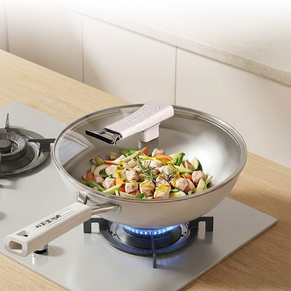 鈦陶瓷深炒不沾鍋 34cm|少油快炒也順手・日常料理更輕鬆