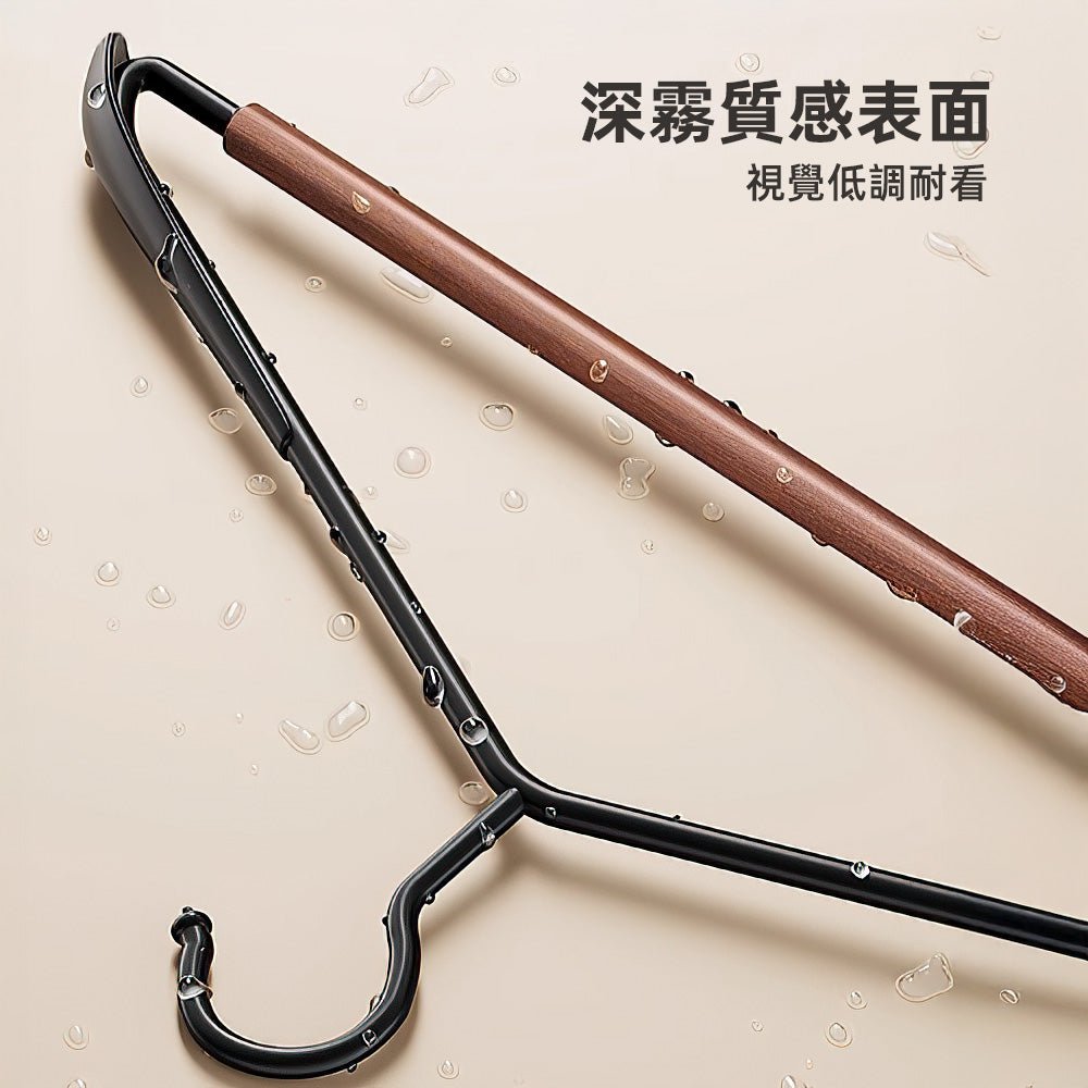 深霧質感無痕衣架 5 入組|加寬不留痕