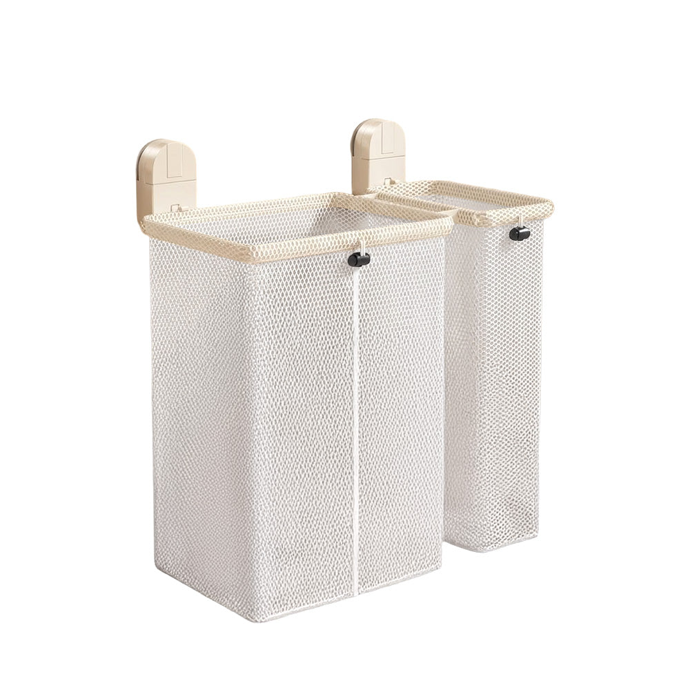 吸盤分格洗衣籃|牆面分類收納・小浴室也能清爽不雜亂