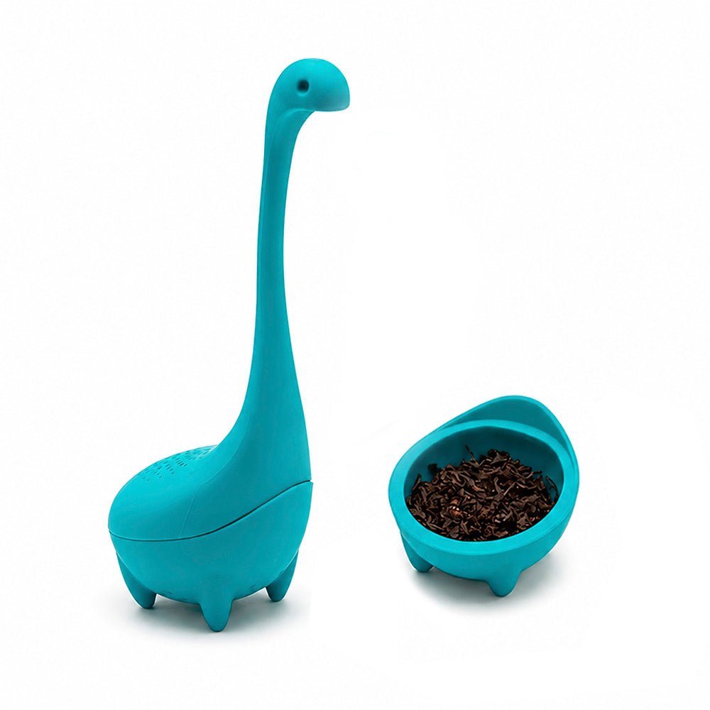水怪造型矽膠茶漏|探頭站杯緣・泡茶時光多份療癒感