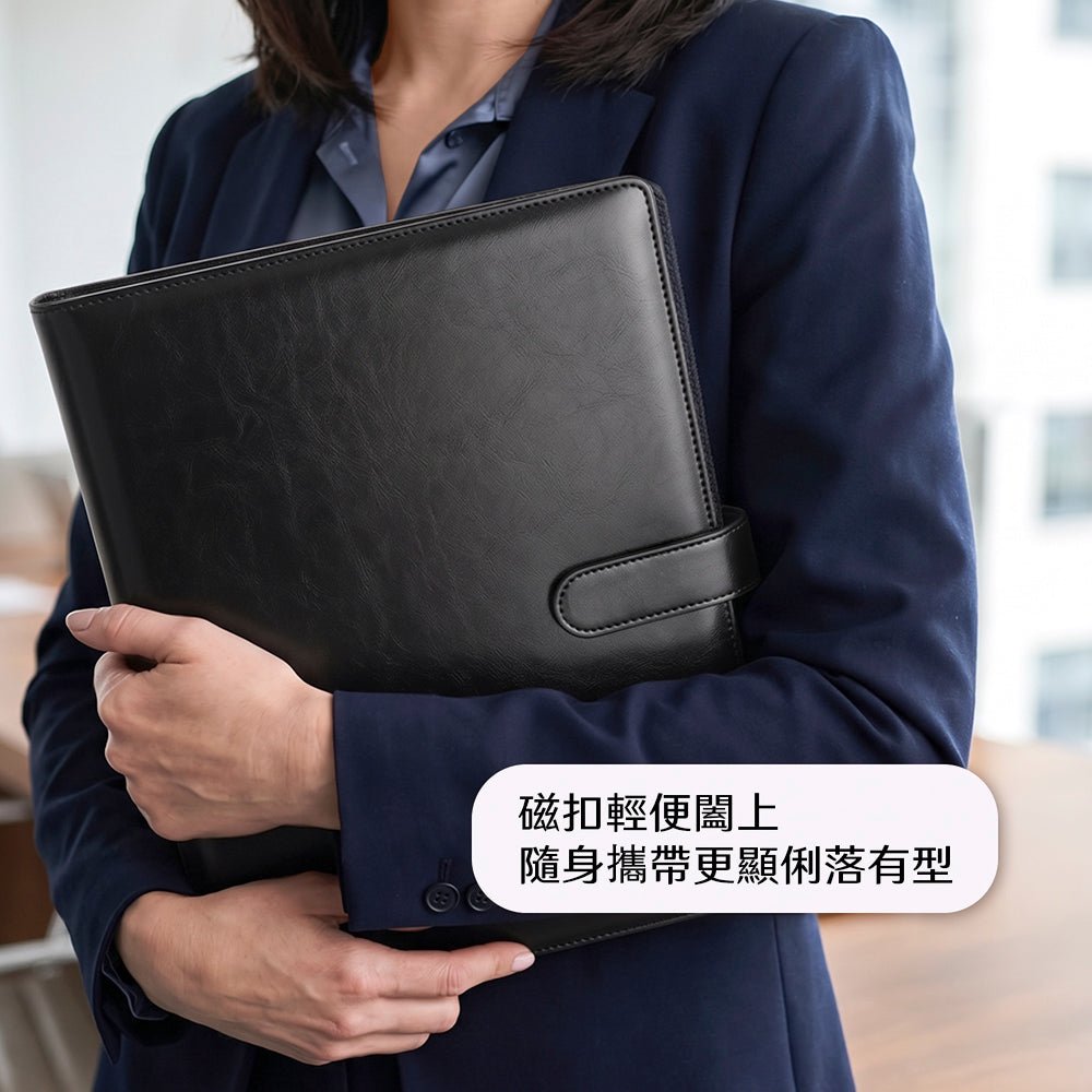 A4皮革文件夾|洽公開會一本收齊・證件筆記不再東翻西找