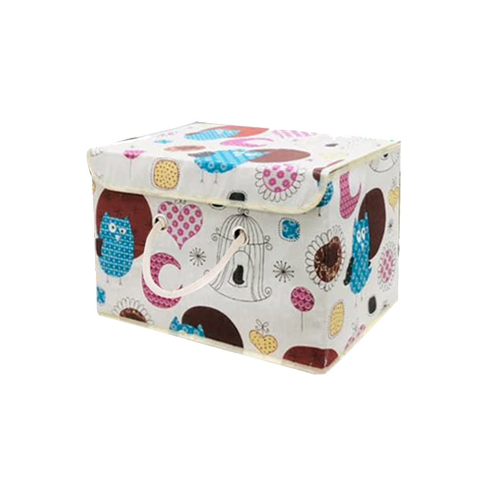 日式棉麻收納盒|摺疊設計・防塵收納・居家整理好幫手