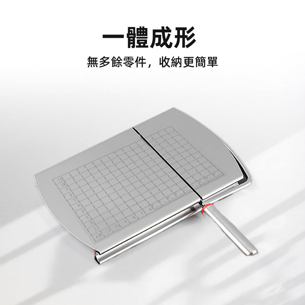 起司切片器|一體成形設計・不鏽鋼刀面帶刻度・均勻切片好清洗 |上手家居