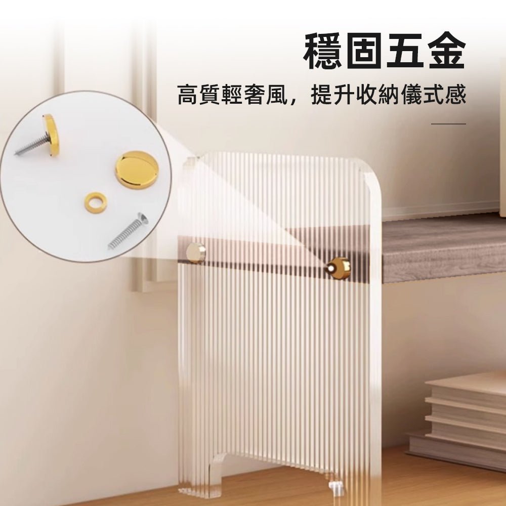 壓克力香水架 胡桃木色|單雙層自由選・桌面展示無壓力・香氛收納質感升級 |上手家居