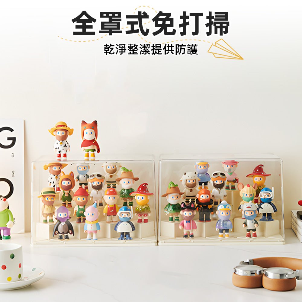 階梯公仔收納盒|層層展示每個盲盒角色的精彩瞬間 |上手家居