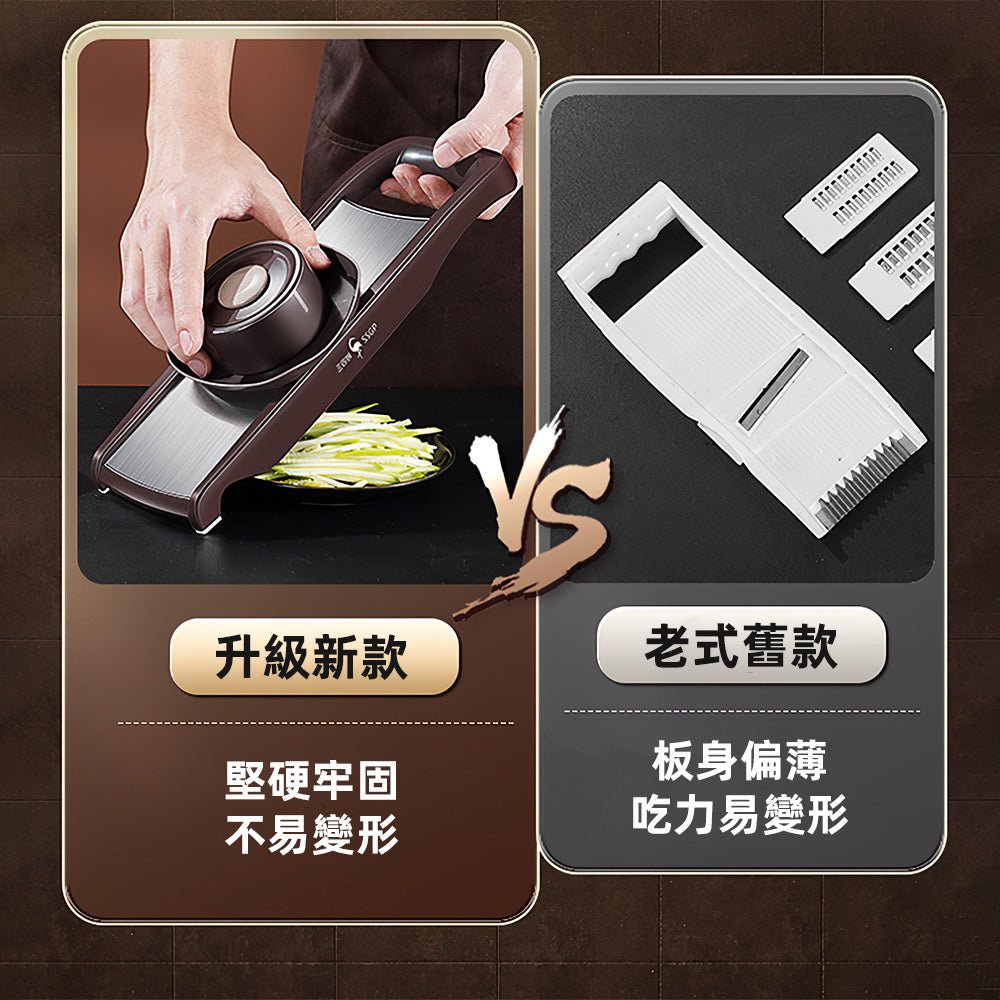 備菜神器切菜器|切絲刨片磨泥一機完成・附收納盒不沾桌・護手不怕割手 |上手家居