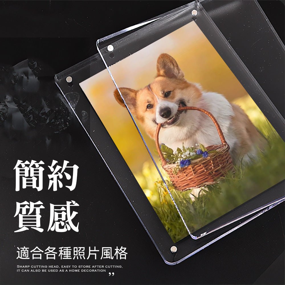磁吸相框 3件組|壓克力透明質感・照片一秒更換不卡塵・極簡磁吸展示不留痕