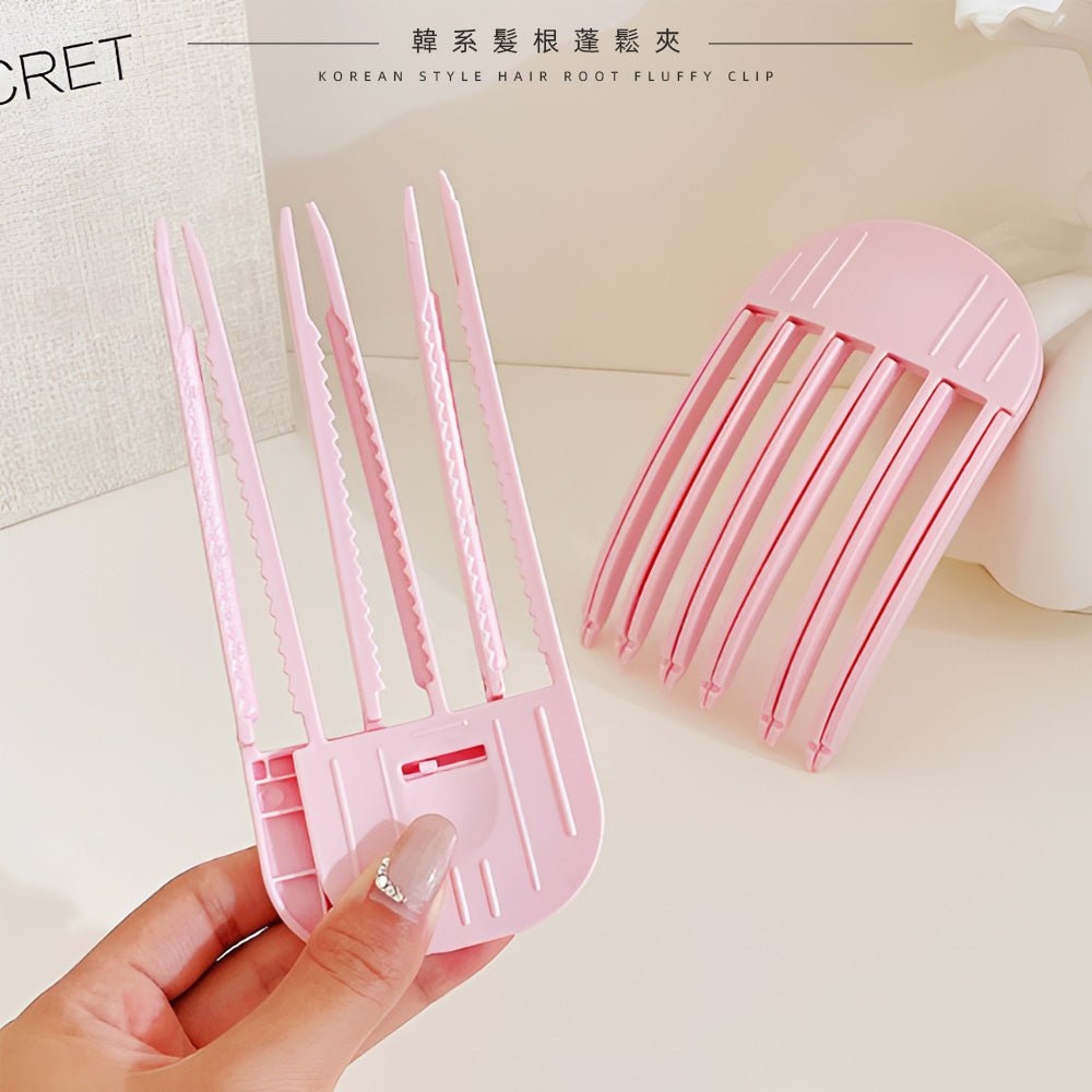 韓系蓬鬆髮根夾|輕鬆夾出高顱頂.拍照髮型更立體不塌扁
