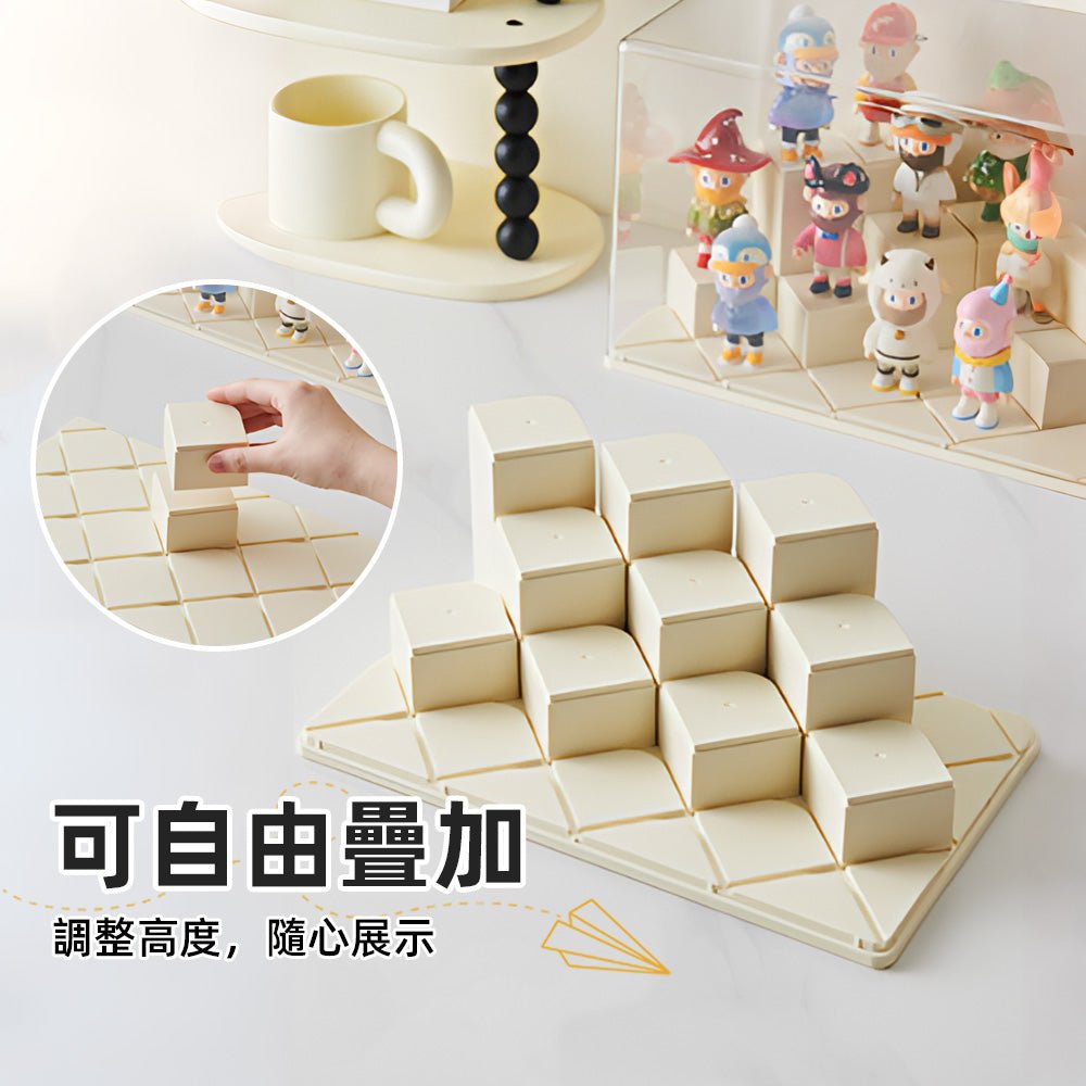階梯公仔收納盒|層層展示每個盲盒角色的精彩瞬間 |上手家居