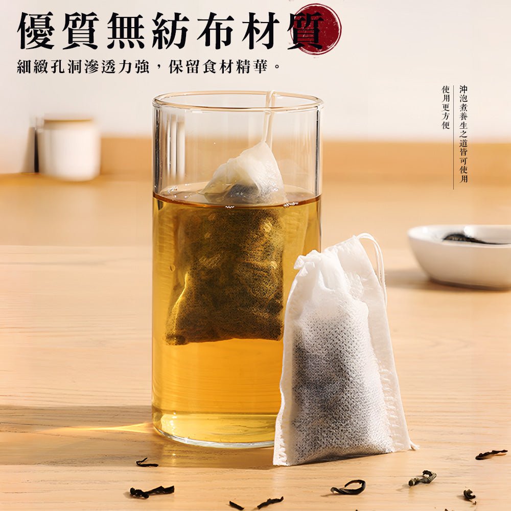 抽繩式茶包袋 100入|單杯沖泡好方便.喝茶不再撈茶渣
