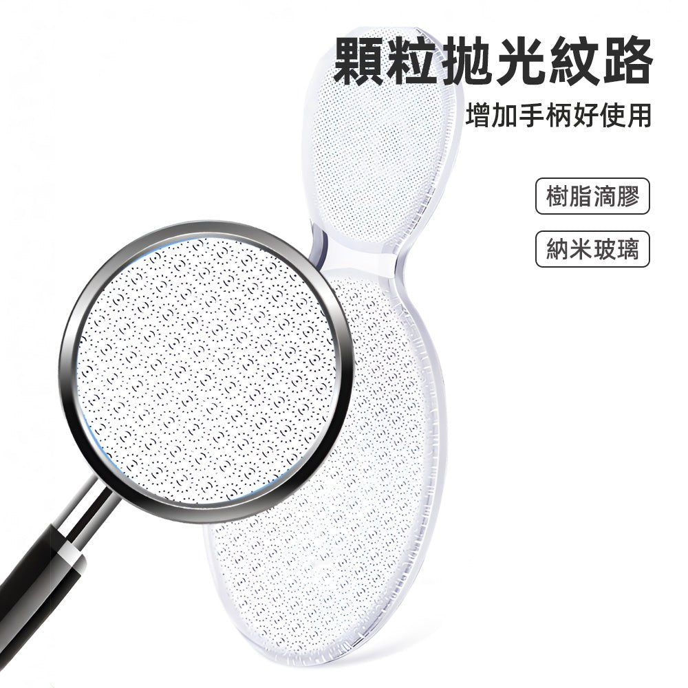 透明玻璃磨腳器|溫和去硬皮,腳後跟回到細嫩觸感
