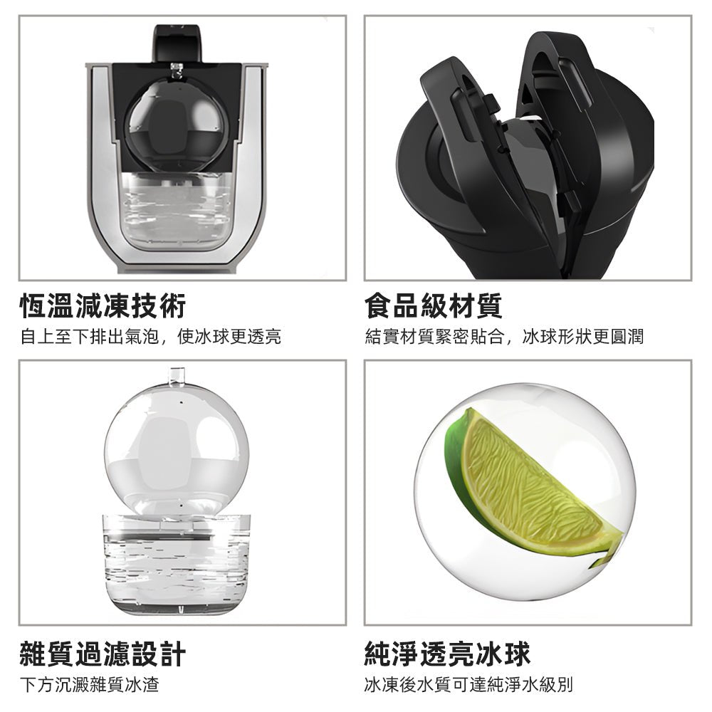 圓形冰球模具|冷飲不稀釋.喝到最後都冰涼