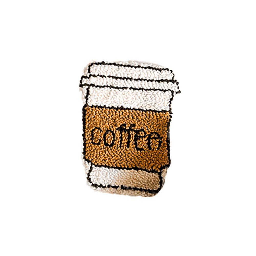 俄羅斯刺繡杯墊 材料包|毛線+繡繃+戳筆一包搞定・5款療癒圖樣・新手也能完成的生活小美學